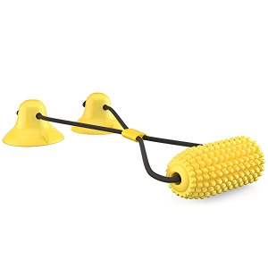 double-suctioncup corn-shaped chew stick
