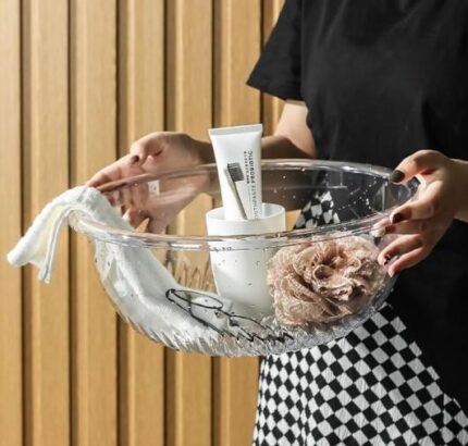 Luxury PET Transparent Large Basin