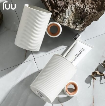 FUU Striped Handle Rinsing Cup