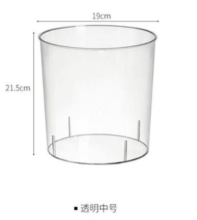 Medium Crystal Trash Can