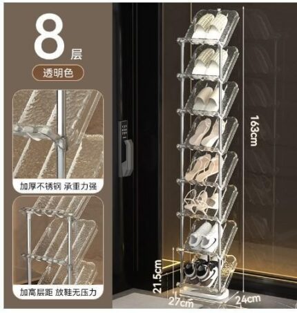 Simple Transparent Shoe Rack