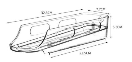 Single-layer rolled egg rack