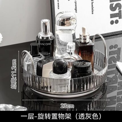 3-Tier Round Rotating Storage Rack