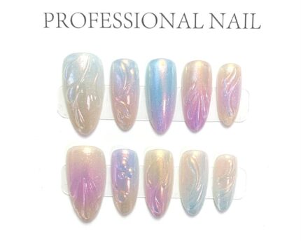 Almond Shape Dreamy Beach Nail Tips