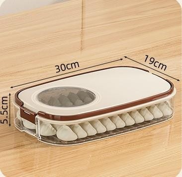 Two-tier dumpling box