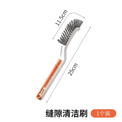 Long-handled bristle bed brush