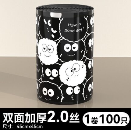 Black Printed Little Coal Balls