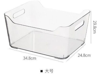 Large Transparent U-Shaped Storage Box